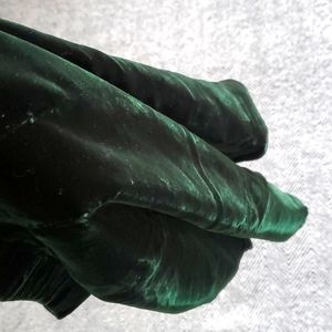 Talbots Petites Dark Green Velvet Pencil Skirt – Made in USA